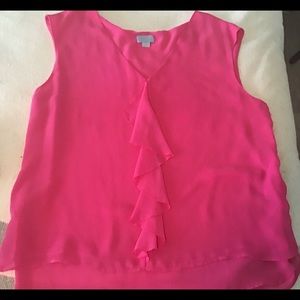 CeCe Hot Pink Blouse